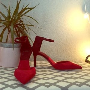 Zara Color-block Heels with pointed toe